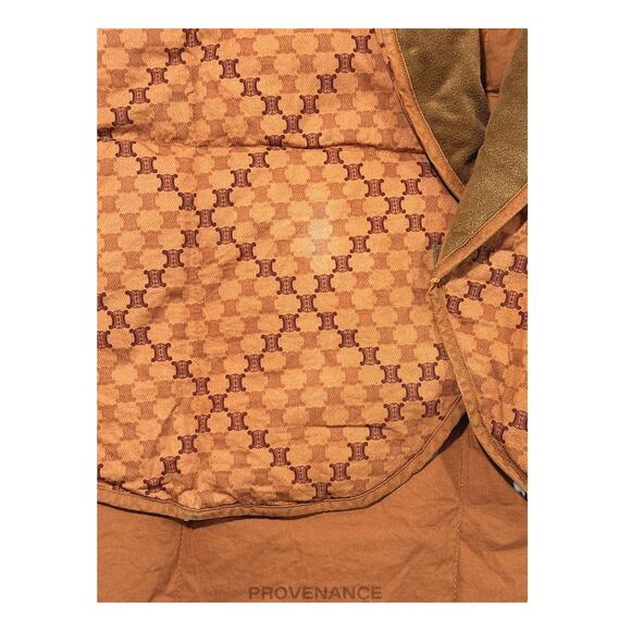 🔴 Celine Padded Down Vest - Macadam Triomphe Monogram Brown - Picture 9 of 11